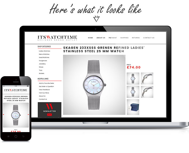 eBay Item Listing illustration