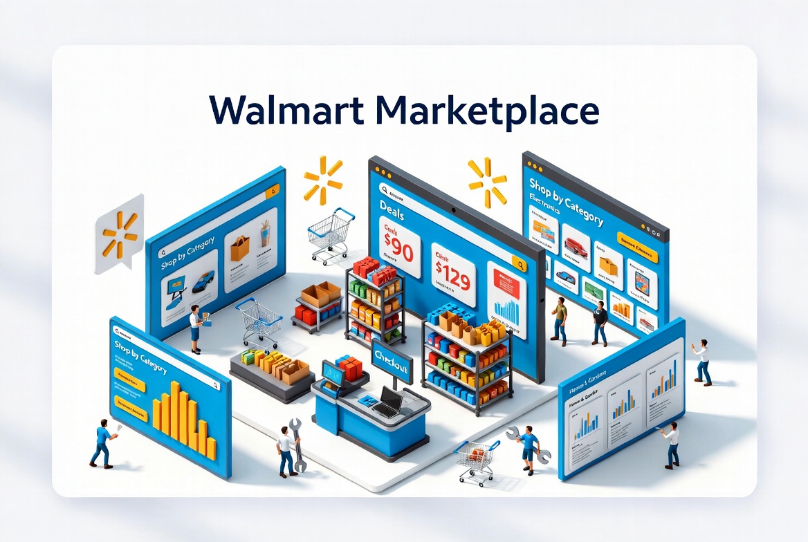 Walmart Marketplace illustration